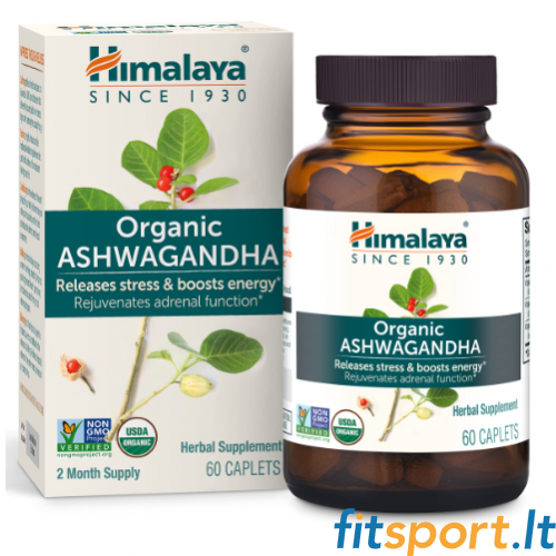 Himalaya™ Organic Ashwagandha 60 vāciņi. 